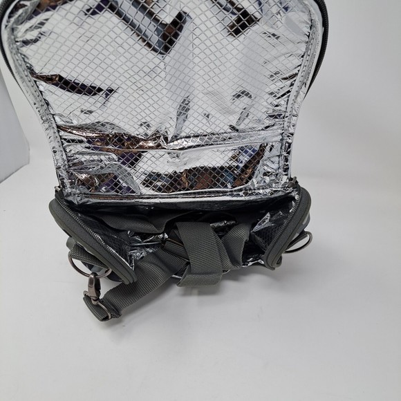 Kindness Footprint Camo Gray Lunch Bag Insulated Detachable Adjustable Strap - Picture 11 of 14